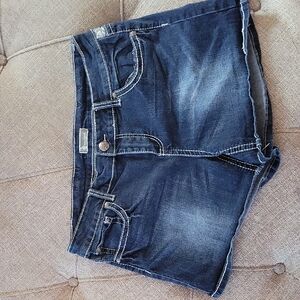 Juniors Soundgirl Blue Jean Shorts